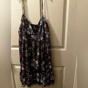 Spaghetti strap floral dress